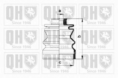 QUINTON HAZELL qjb361 -  Комплект пыльника, приводной вал